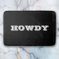 "Howdy" Hälsning eller Namn, Black