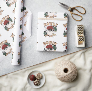 Howdy Ho Ho Santa Presentpapper