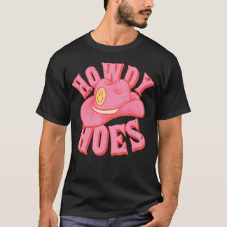 Howdy Hoes Rosa Retro Funny Cowboy Cowgirl T Shirt