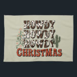 Howdy Howdy Howdy julfamiljen Julafton Party Gift Kökshandduk<br><div class="desc">Howdy Howdy Howdy julfamiljen Julafton Party Gift Helgdag</div>