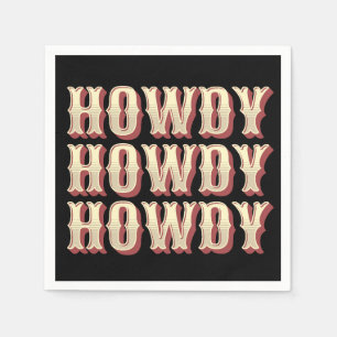 Howdy Howdy Howdy Pappersservett