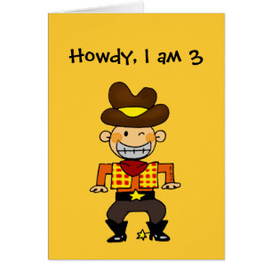Howdy I-förmiddag 3 Hälsningskort