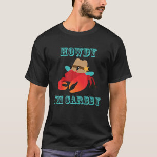 Howdy, jag är Crabby Western Cowboy Älskare Crab T Shirt