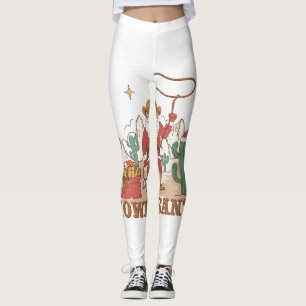 Howdy Jultomten Cowboy Western jul Pj Paja Leggings