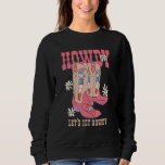 Howdy Låt oss Rowdy Cowgirl Boots Bachelorette B T Shirt<br><div class="desc">Howdy Låt oss Rowdy Cowgirl Boots Bachelorette Bride Party</div>