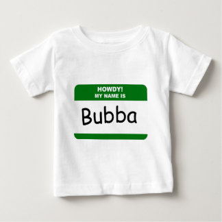 HOWDY! MITT NAMN ÄR Bubba T-tröja, lock & dräkt Tee Shirt