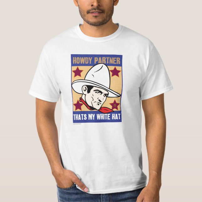 Howdy partner tee shirt (Framsida)