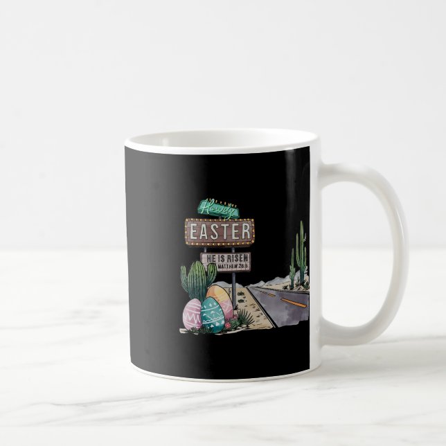 Howdy Påsk, han är riserad Kaffemugg (Höger)