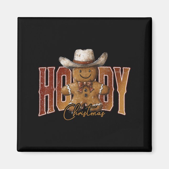 Howdy-Pepparkaksgubben Cowboy Rodeo Weste Magnet (Framsidan)