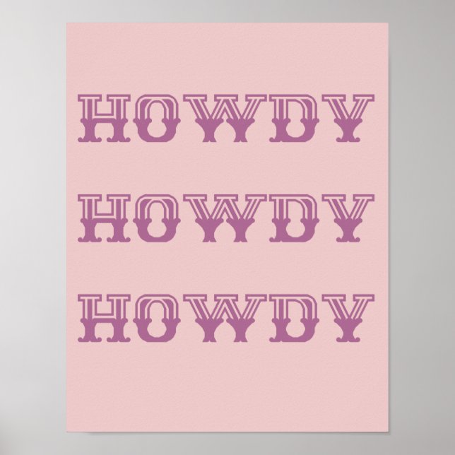 Howdy poster (Framsidan)