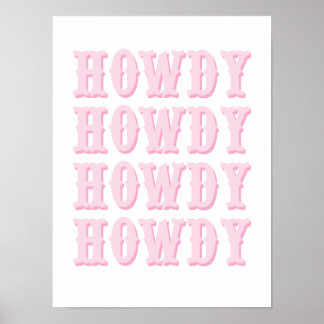 Howdy Poster