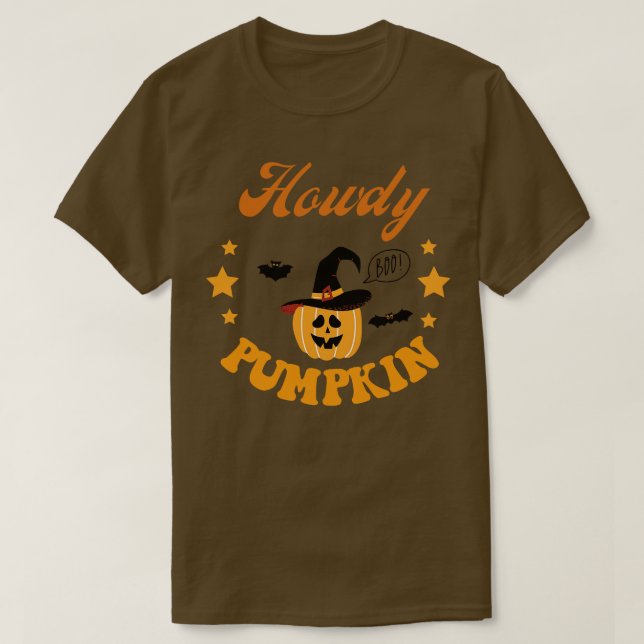 Howdy Pumpkin 11 T Shirt (Design framsida)