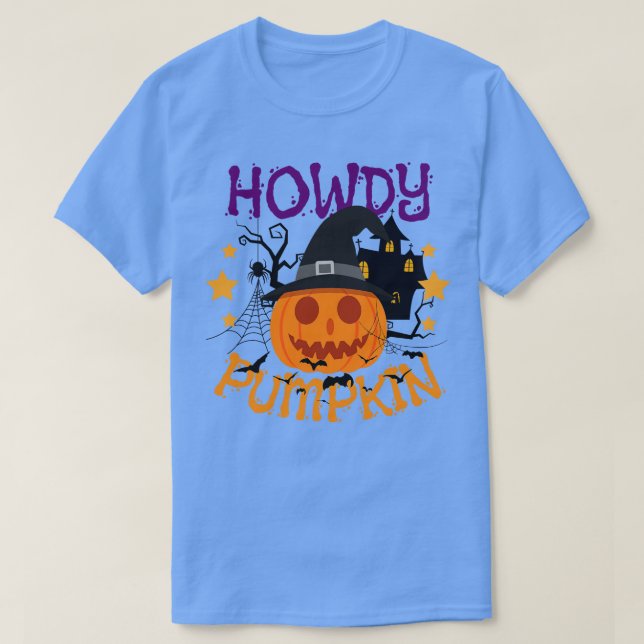 Howdy Pumpkin 7 T Shirt (Design framsida)