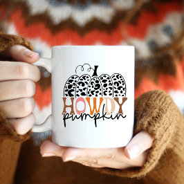 Howdy Pumpkin Fall Kaffemugg