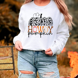 Howdy Pumpkin Fall T Shirt