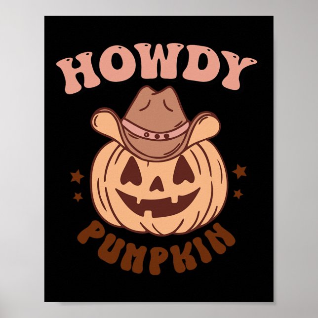 Howdy Pumpkin Poster (Framsidan)