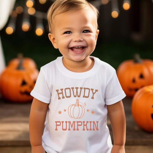 Howdy Pumpkin T Shirt (Skapare uppladdad)
