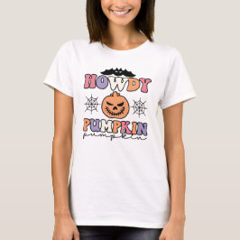 Howdy Pumpkin T-Shirt | Spooky Western Halloween