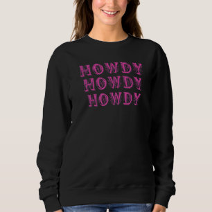 Howdy Rodeo Western Retro Vintage Land södra T Shirt