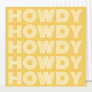 Howdy Southern Charm Hälsning Card Kort
