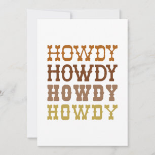 Howdy Tack Kort