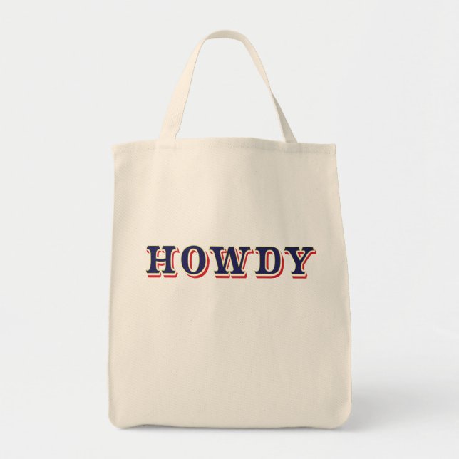 Howdy tobag tygkasse (Framsidan)