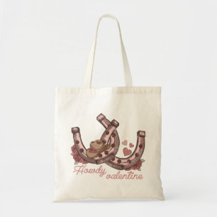 Howdy Valentine Western Horseshoes Tygkasse