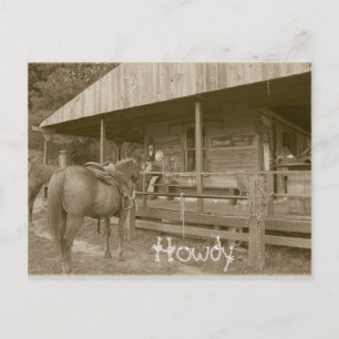 Howdy Vykort