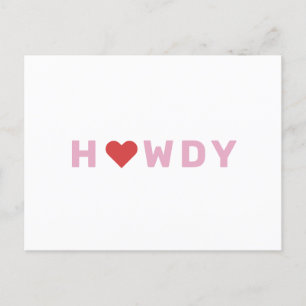 Howdy-vykort Vykort