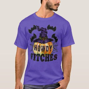 Howdy Witches Happy halloween Fladdermus Pumpkin W T Shirt