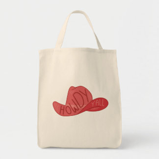 Howdy Y'all Cowboy/Cowgirl Hat Rosa Artwork Tygkasse