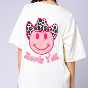 Howdy Y'all Western Cowgirl Bachelorette T Shirt