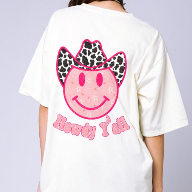 Howdy Y'all Western Cowgirl Bachelorette T Shirt (Skapare uppladdad)