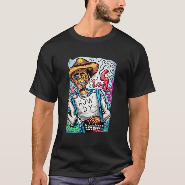 Howdy Zombie T Shirt (Framsida)