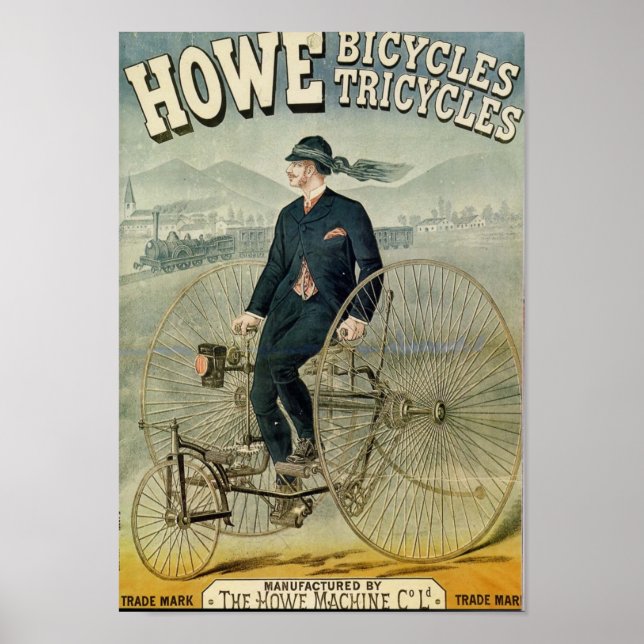 Howe Bicycles Tricylces Poster (Framsidan)