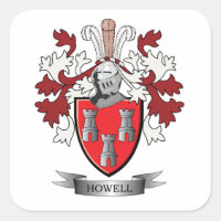 Howell Family Crest Jackar om Arm
