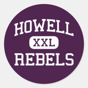 Howell - rebeller - kick - nya Farmingdale - Runt Klistermärke