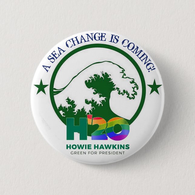 HOWIE HAWKINS 2020 KNAPP (Framsida)