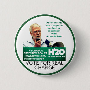 Howie Hawkins för president 2020 Knapp