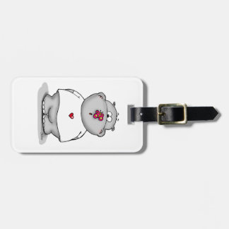 Howie lite flodhästen - flodhäst bagagebricka