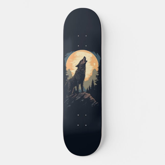 Howitt Lone Varg Skateboard Deck (Framsida)