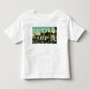 Howkan, Alaska indisk by och Totems Tee Shirt
