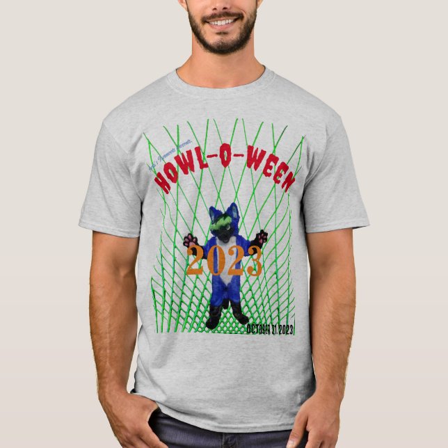 Howl-o-ween 2023 T-shirt (Framsida)