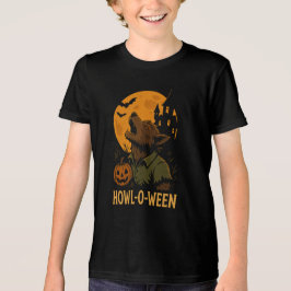 Howl-O-Ween Halloween T-Shirt - Funny Werevarg Pun