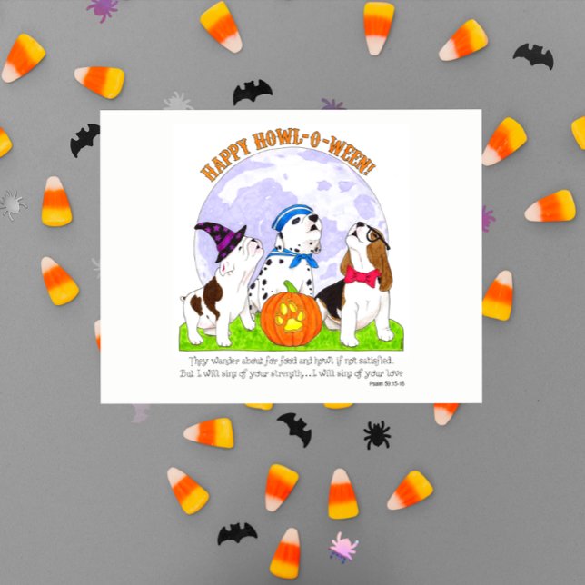 Howl-O-Ween-inspirationskort Vykort (Skapare uppladdad)