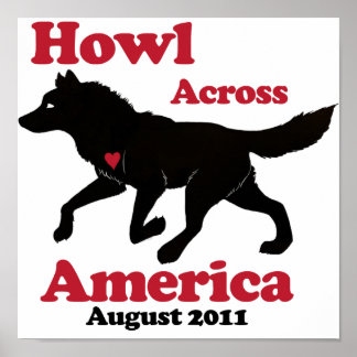 Howl Poster över Amerika