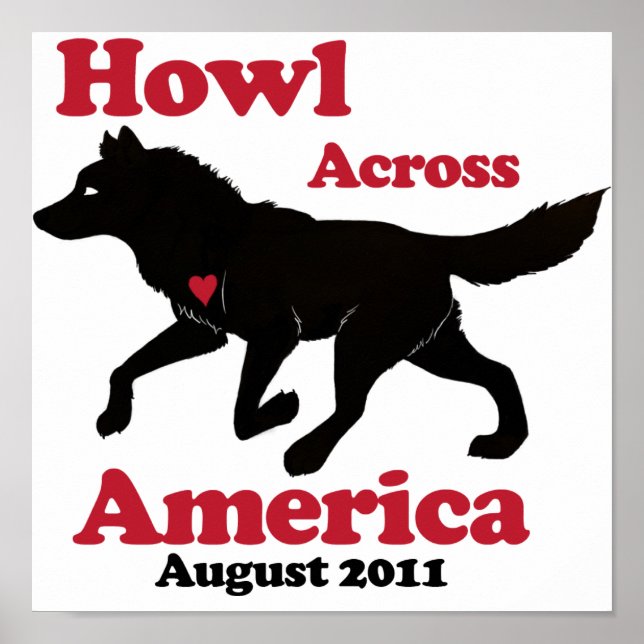 Howl Poster över Amerika (Framsidan)