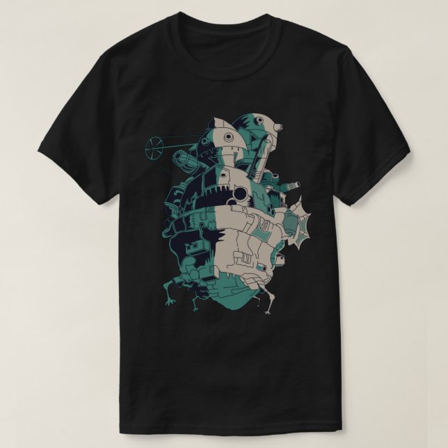 Howl_s Moving Castle T Shirt (Design framsida)