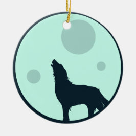 Howl till Måne Julgransprydnad Keramik