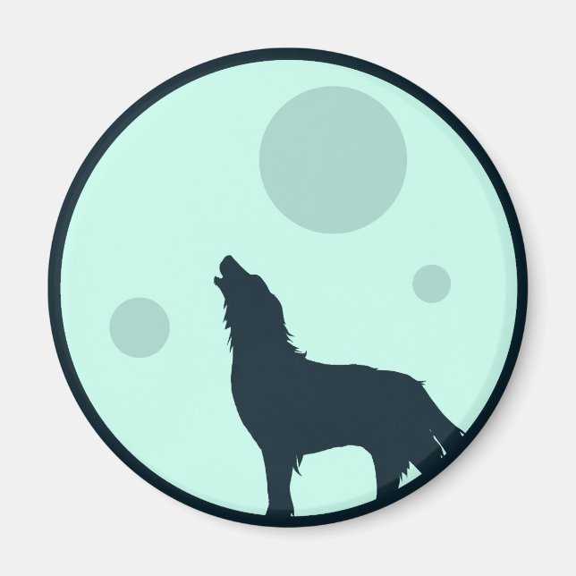 Howl till Måne Magnet (Framsidan)